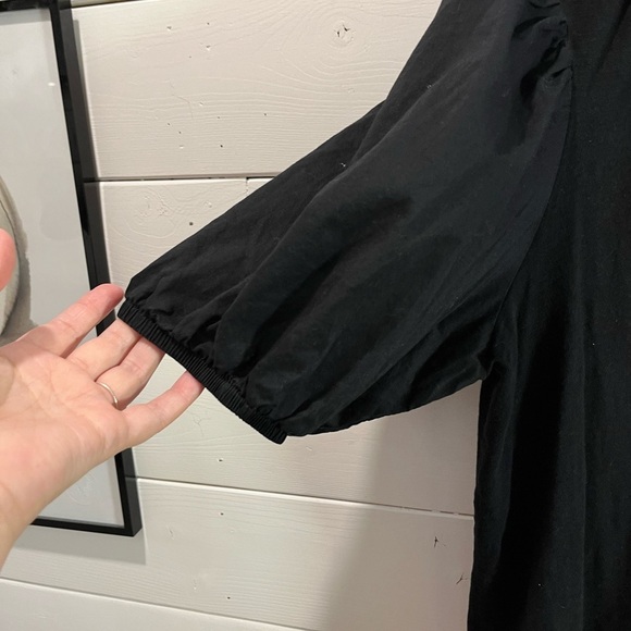 🖤 OLD NAVY – Black Puff Sleeve T-Shirt – Size XL - Picture 3 of 7